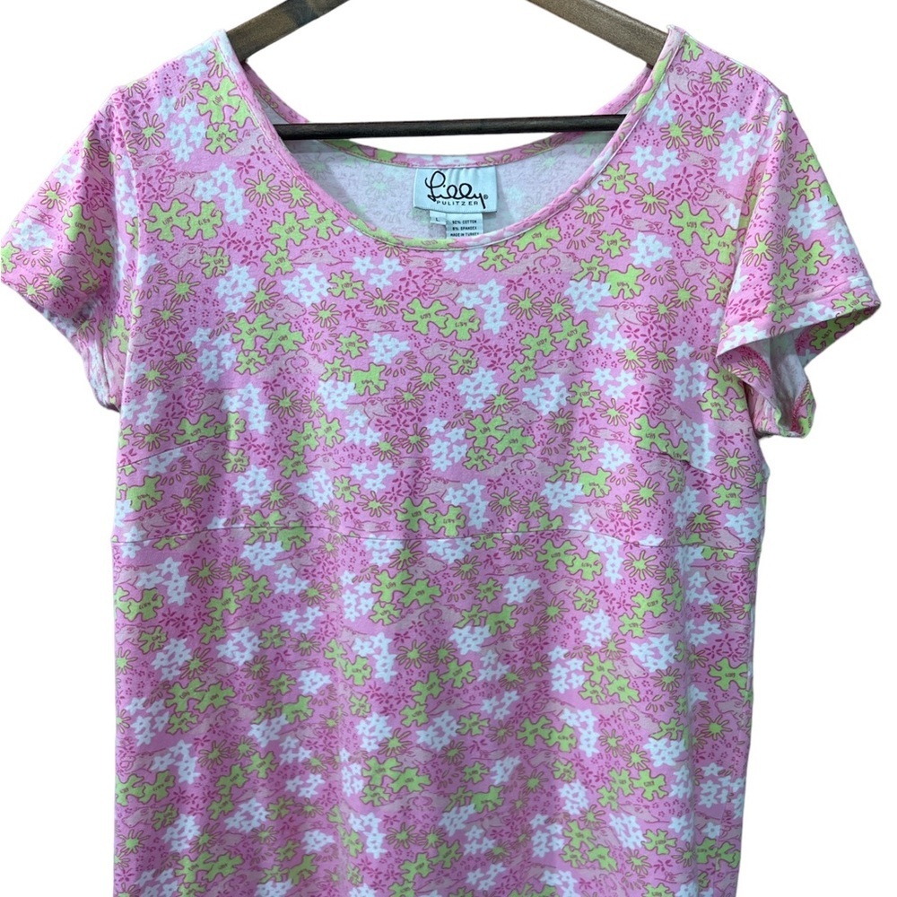 Vintage Lilly Pulitzer T-Shirt Dress - Picture 2 of 7